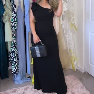 Black One Shoulder Dress